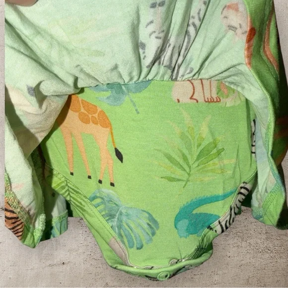 Posh Peanut Bamboo Twirl Skirt Bodysuit | size 3-6 months - Picture 7 of 7